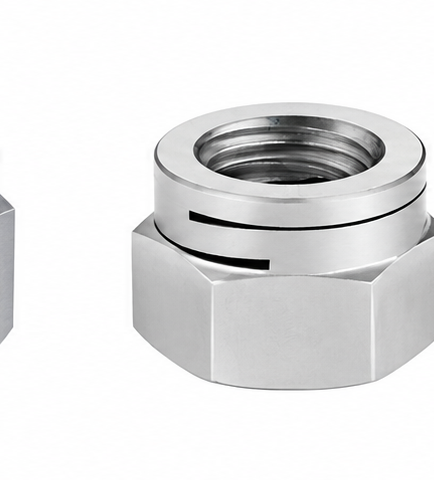 Tuerca hexagonal autoblocante con dos New Holland Braud