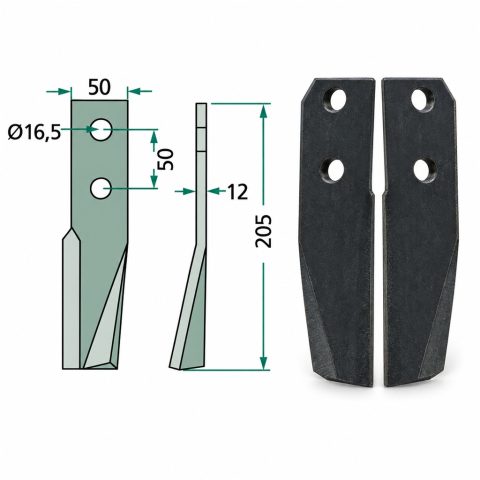 GRANIT Cuchilla rotativa