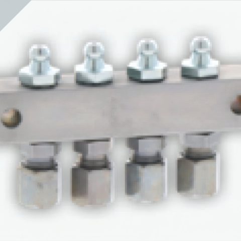 GROENEVELD-BEKA Colector de engrase de 4 salidas