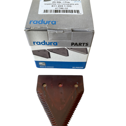 Cuchilla 611203,rasspe-41786.02 claas dentado grueso